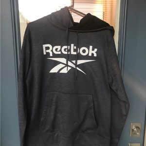Reebok Identity Fleece Stacked Logo Pullover Hoodie